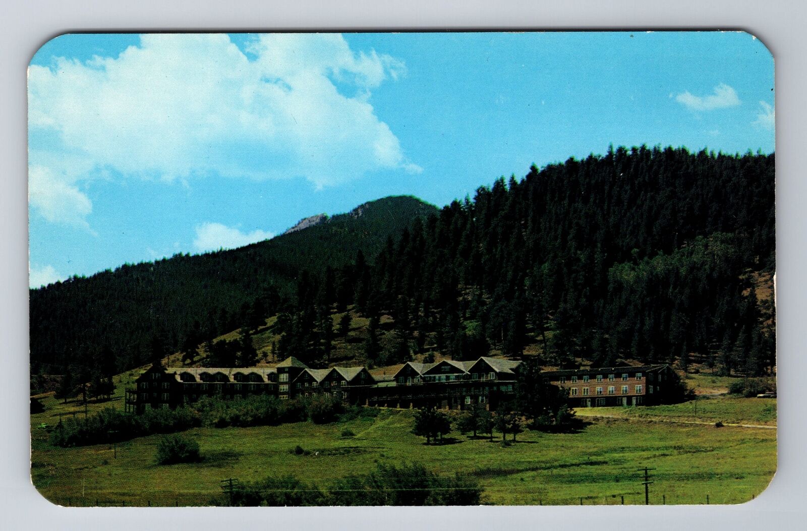 Estes Park CO-Colorado, Estes Park Chalet Ranch, Antique Vintage Postcard