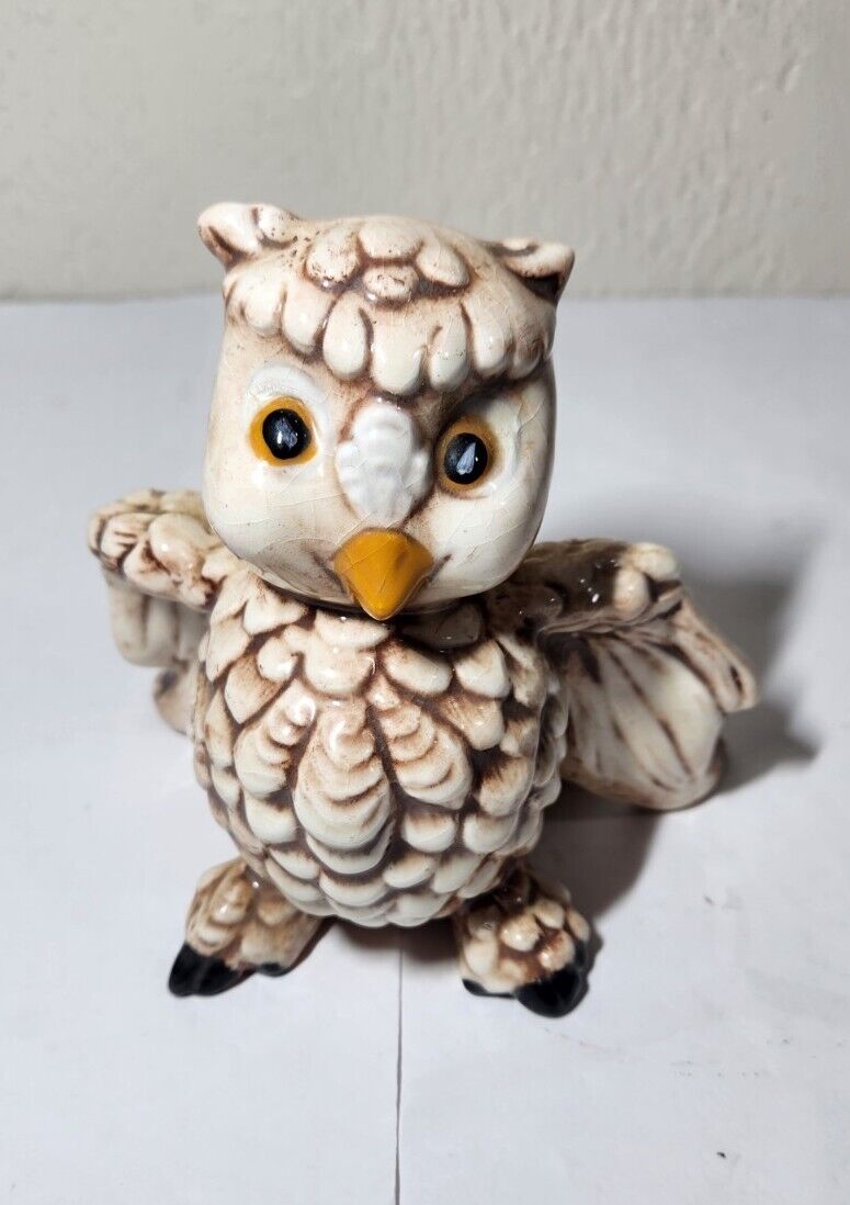 EUC Vintage MCM Ceramic Owl Figurine