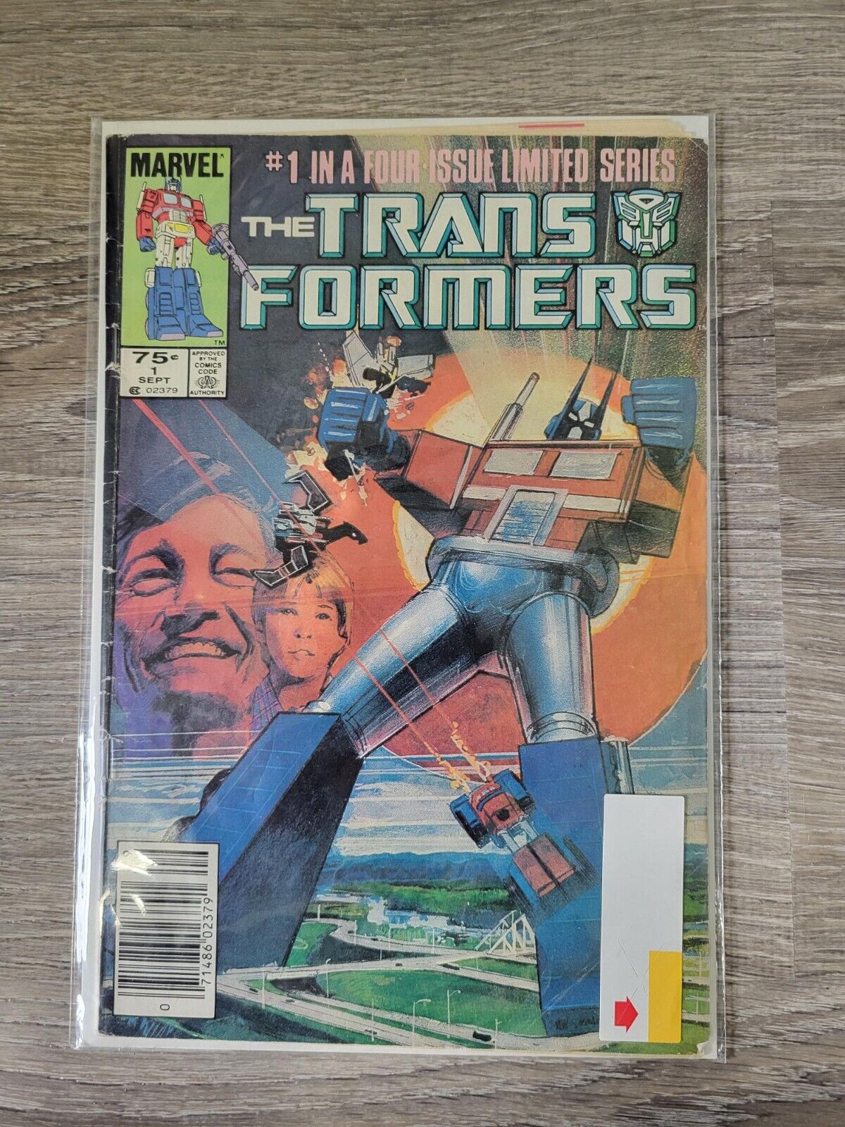 The Transformers #1 Comic Book - Marvel - September 1984 - Good/Fair Condition