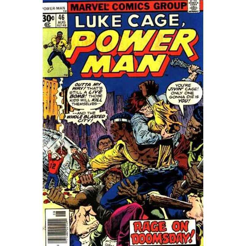 Power Man #46 in Very Good + condition. Marvel comics [r~
