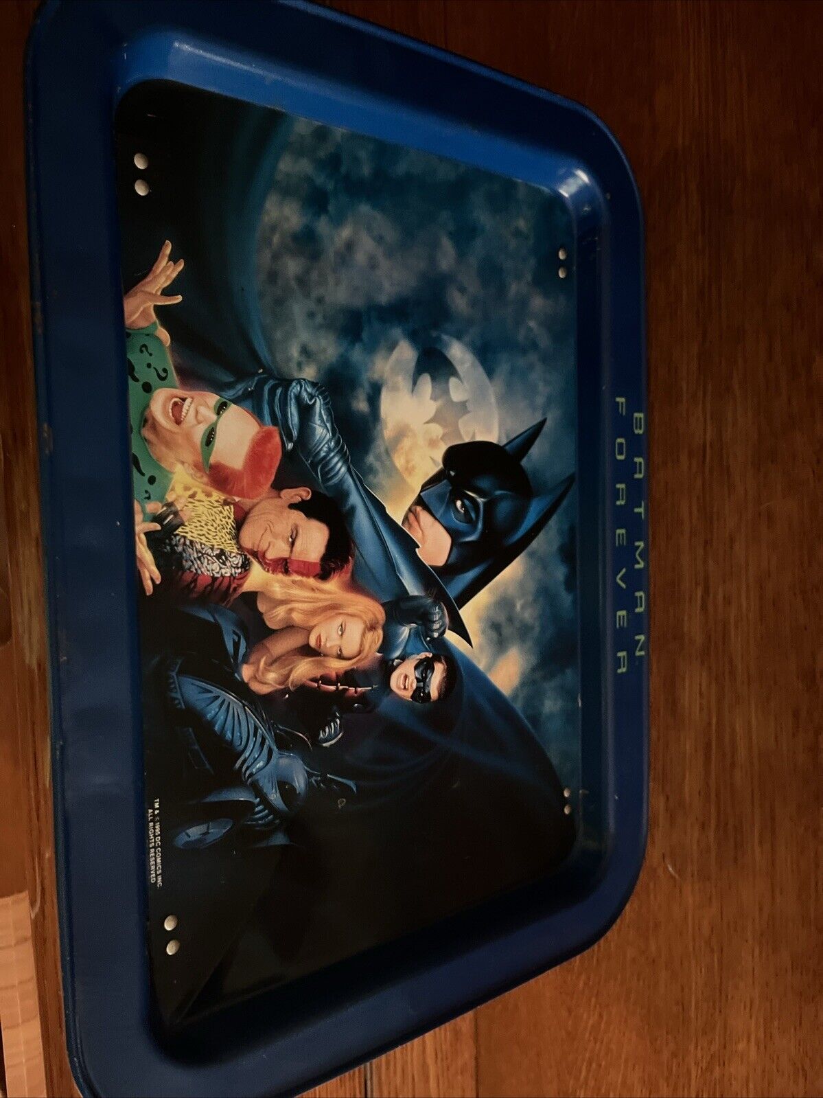 1995 Batman Forever Metal Snack Tray 12\