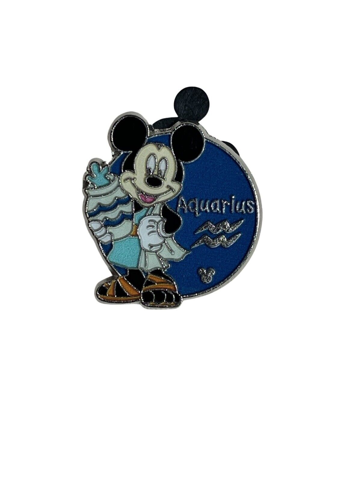 Authentic Official Hidden Mickey 11 Of 12 Disney Mickey Aquarius Trading Pin