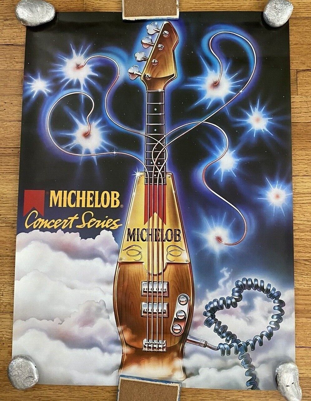 Rare 1980's MICHELOB Concert Series Original Poster 20