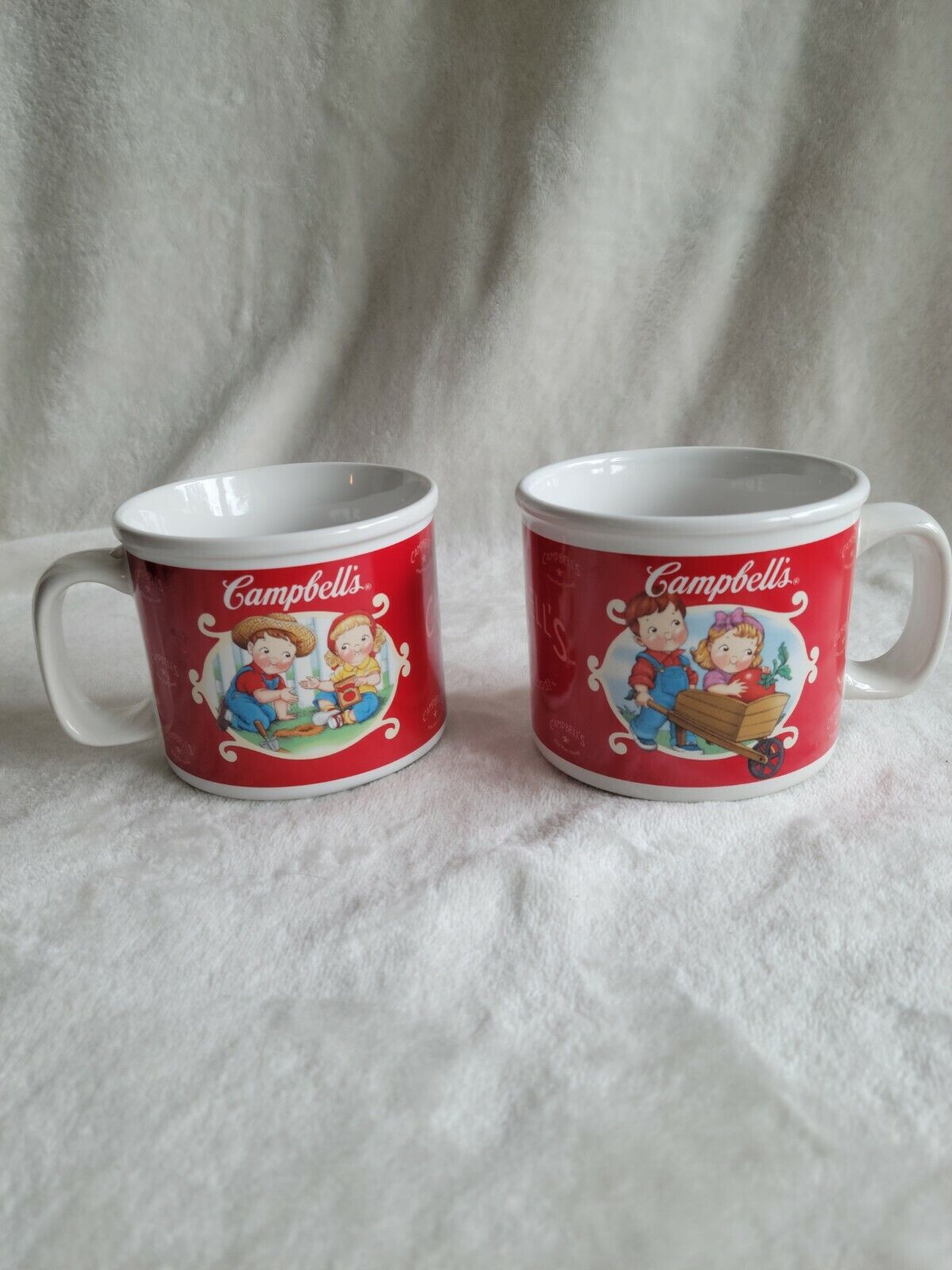 2002  pair of Campbell Soup Mugs