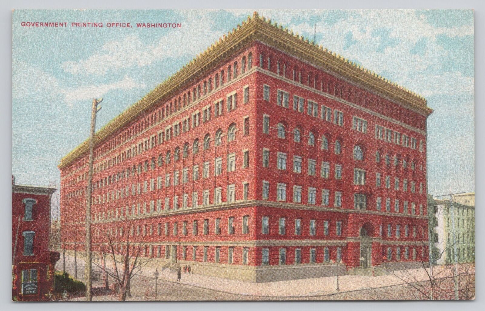 Postcard Government Printing Office Washington DC