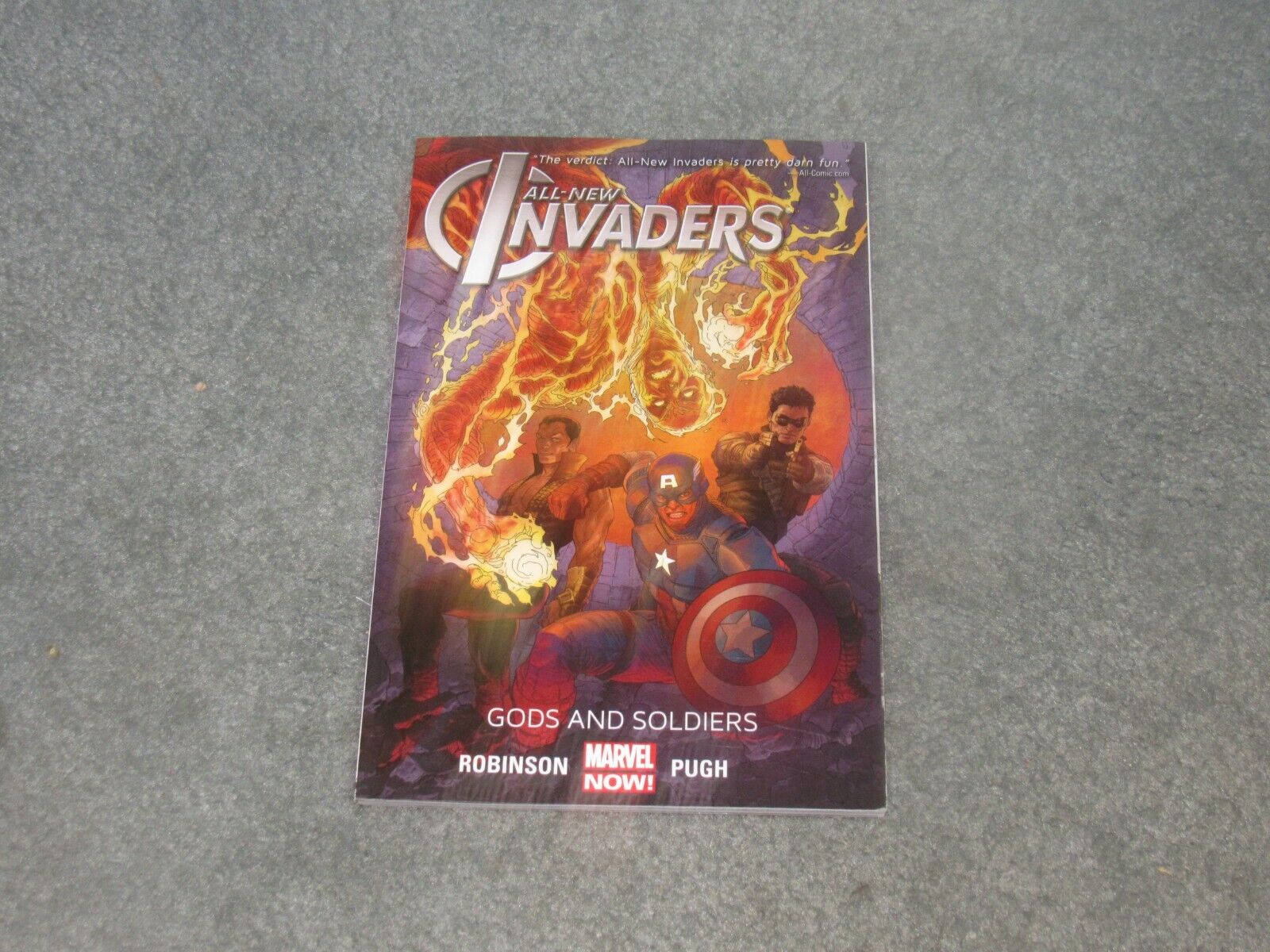 All New Invader: Gods and Soldiers Marvel Graphic Novel/Comic Book