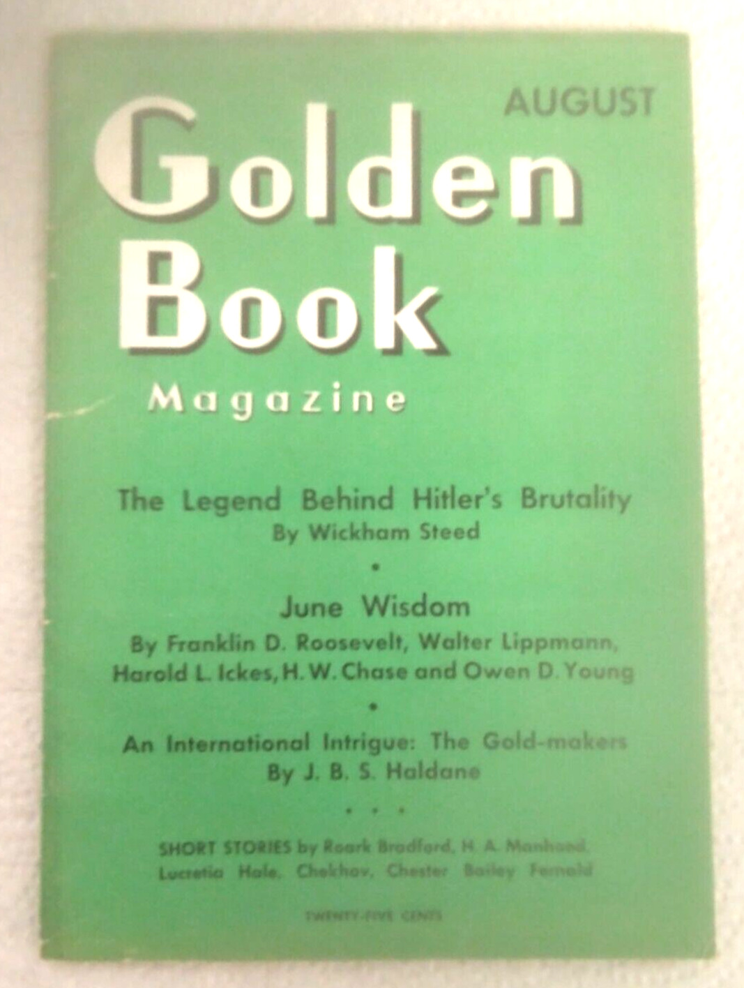 The Golden Book Magazine - August 1934