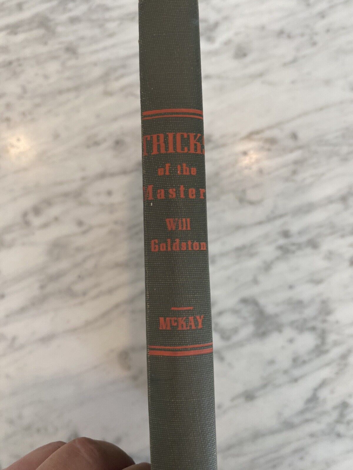 1942 TRICKS OF THE MASTERS BY WILL GOLDSTON Magic Tricks First Edition 1942