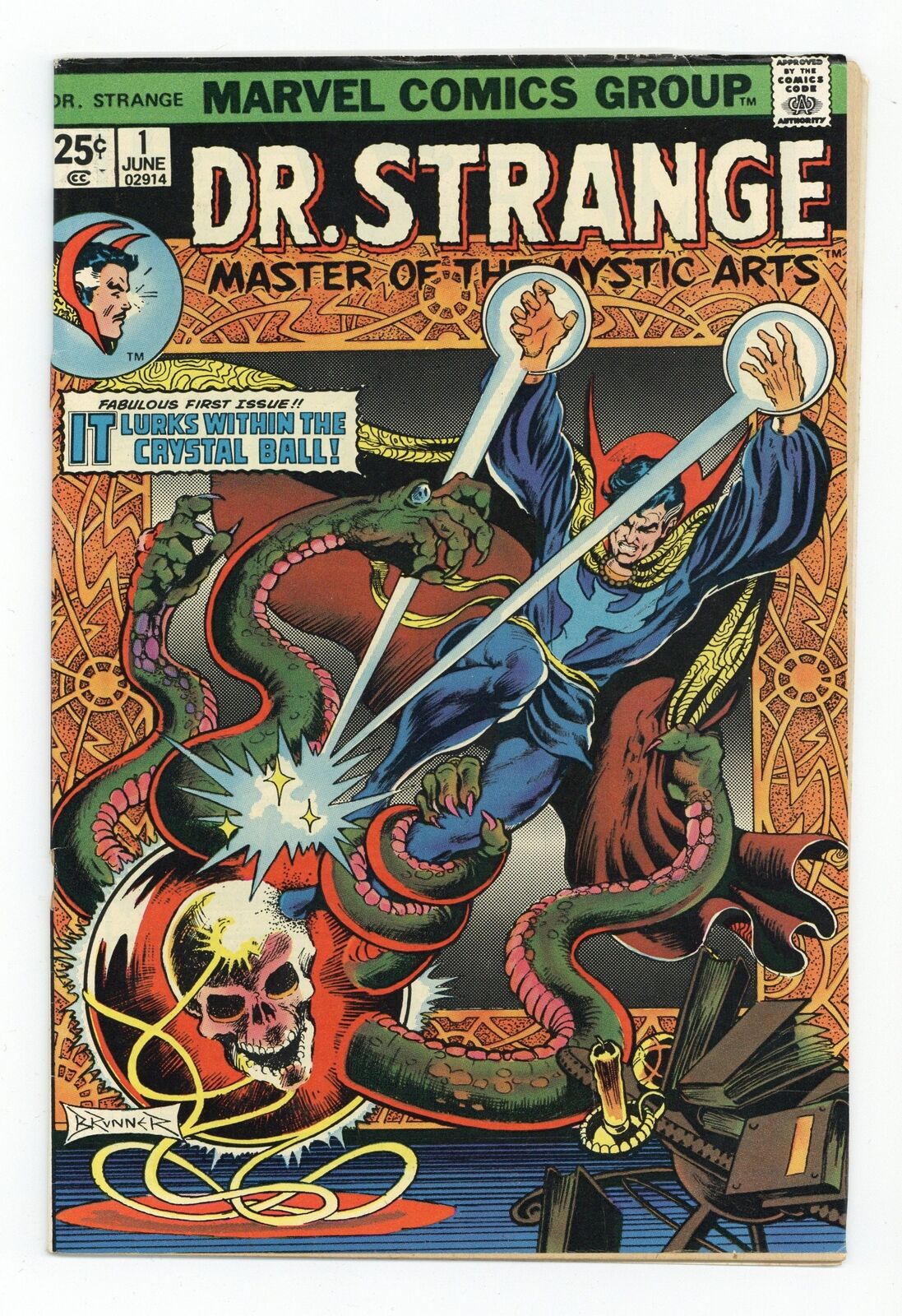 Doctor Strange #1 VG- 3.5 1974