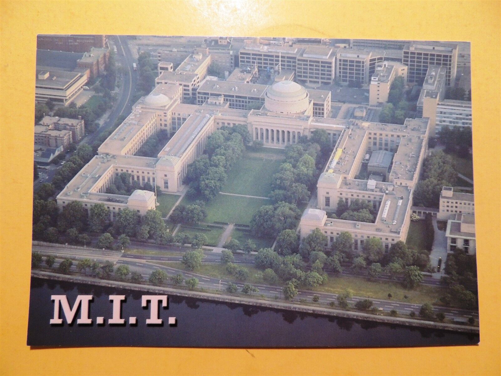M.I.T. Cambridge Massachusetts aerial view of campus