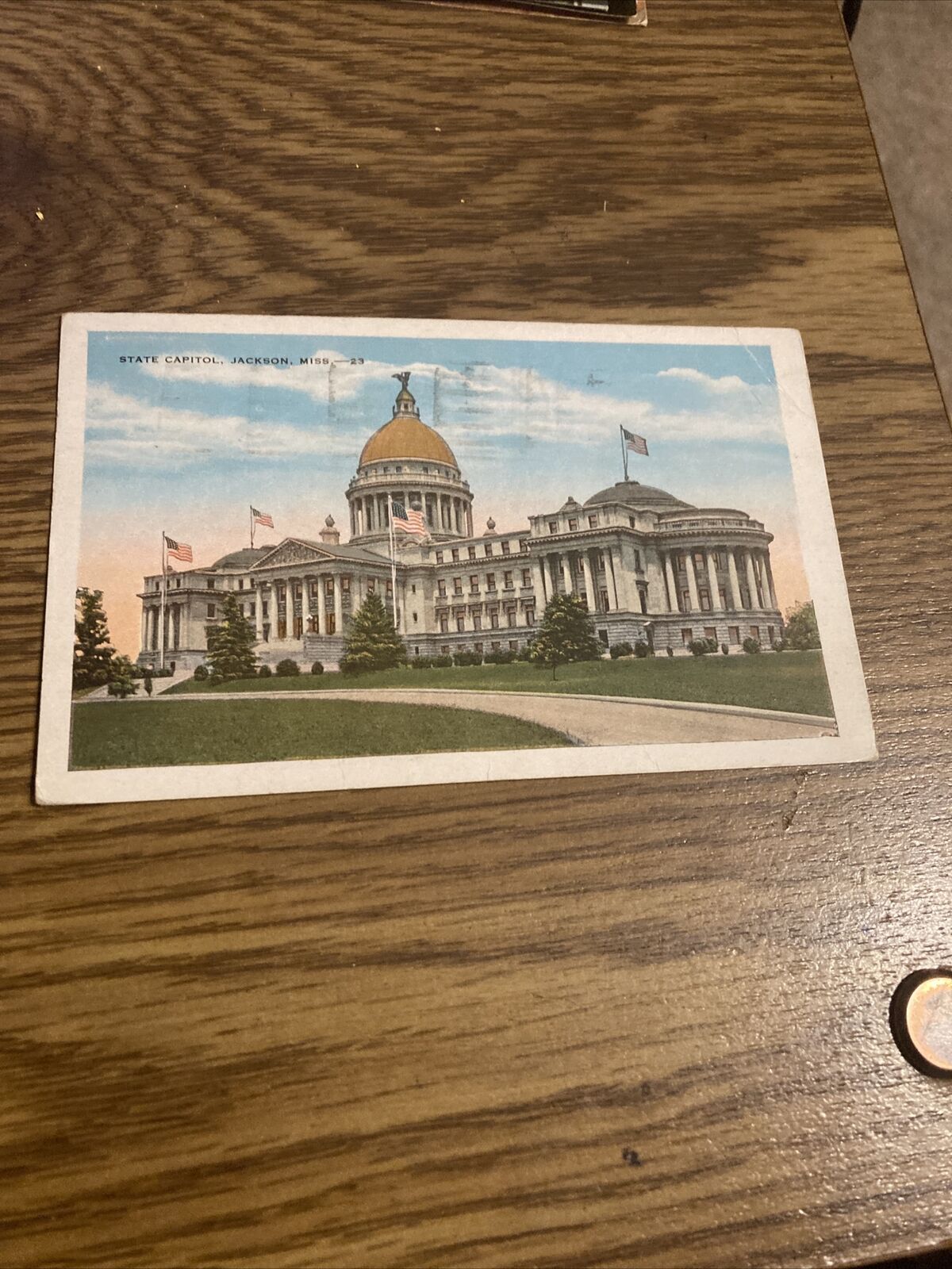 Vintage Postcard - State Capitol, Jackson Mississippi