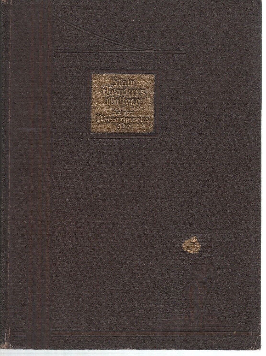 Original 1932 Salem Massachusetts State Teachers College Yearbook