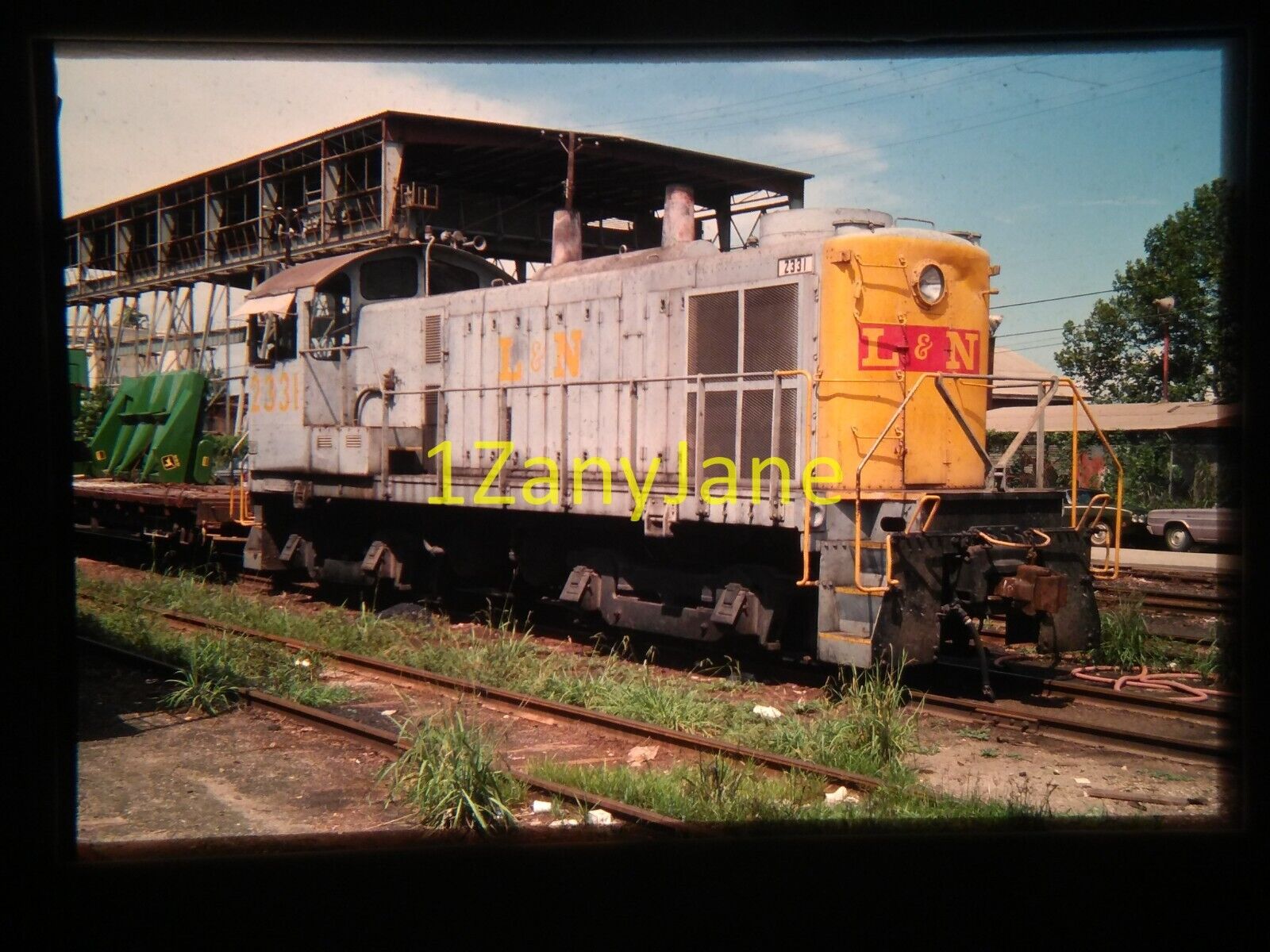 HD20 35MM TRAIN SLIDE Photo Engine Locomotive L&N 2331