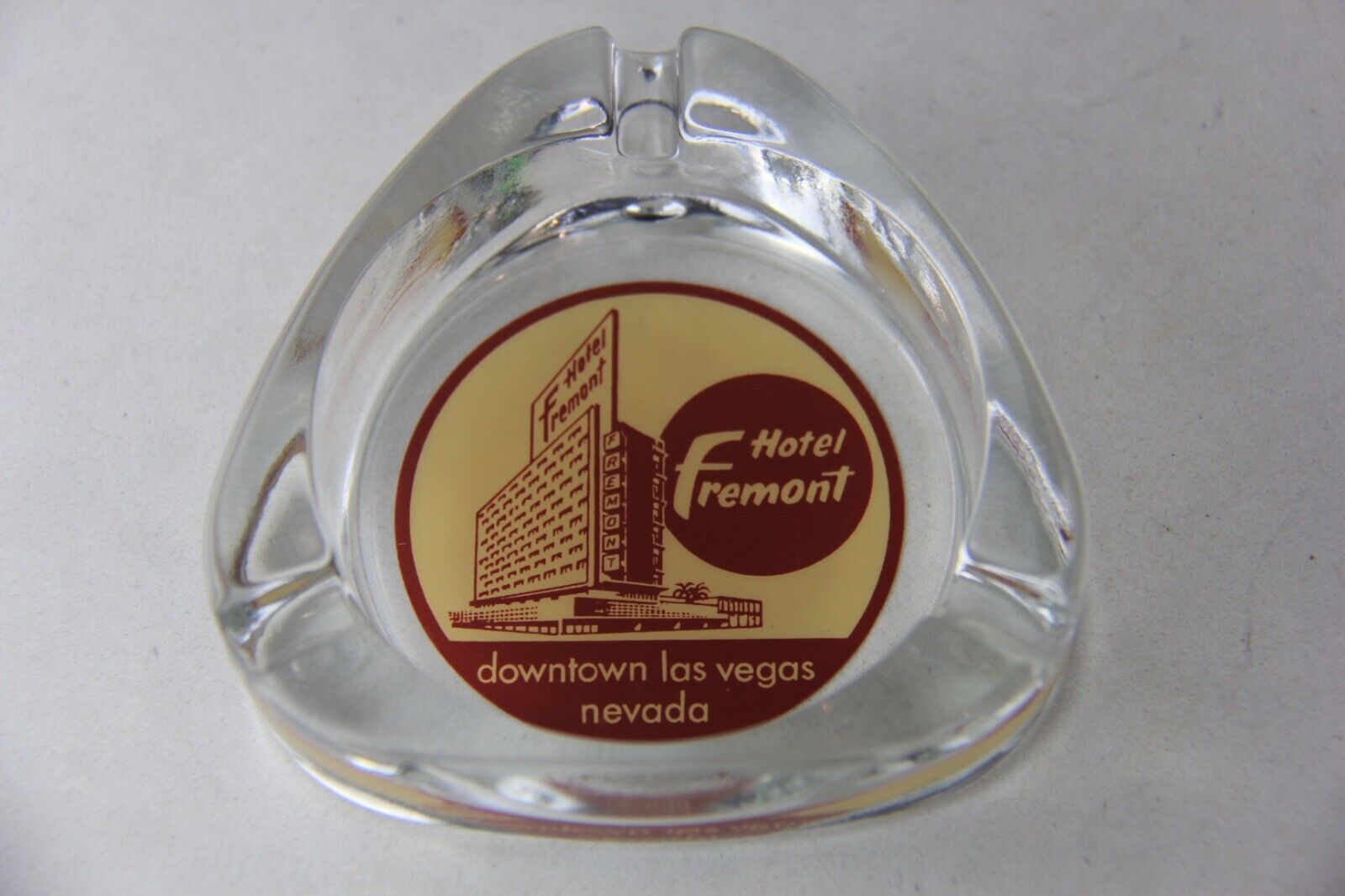 Vintage Fremont Hotel & Casino Downtown Las Vegas Nevada Triangle Ashtray