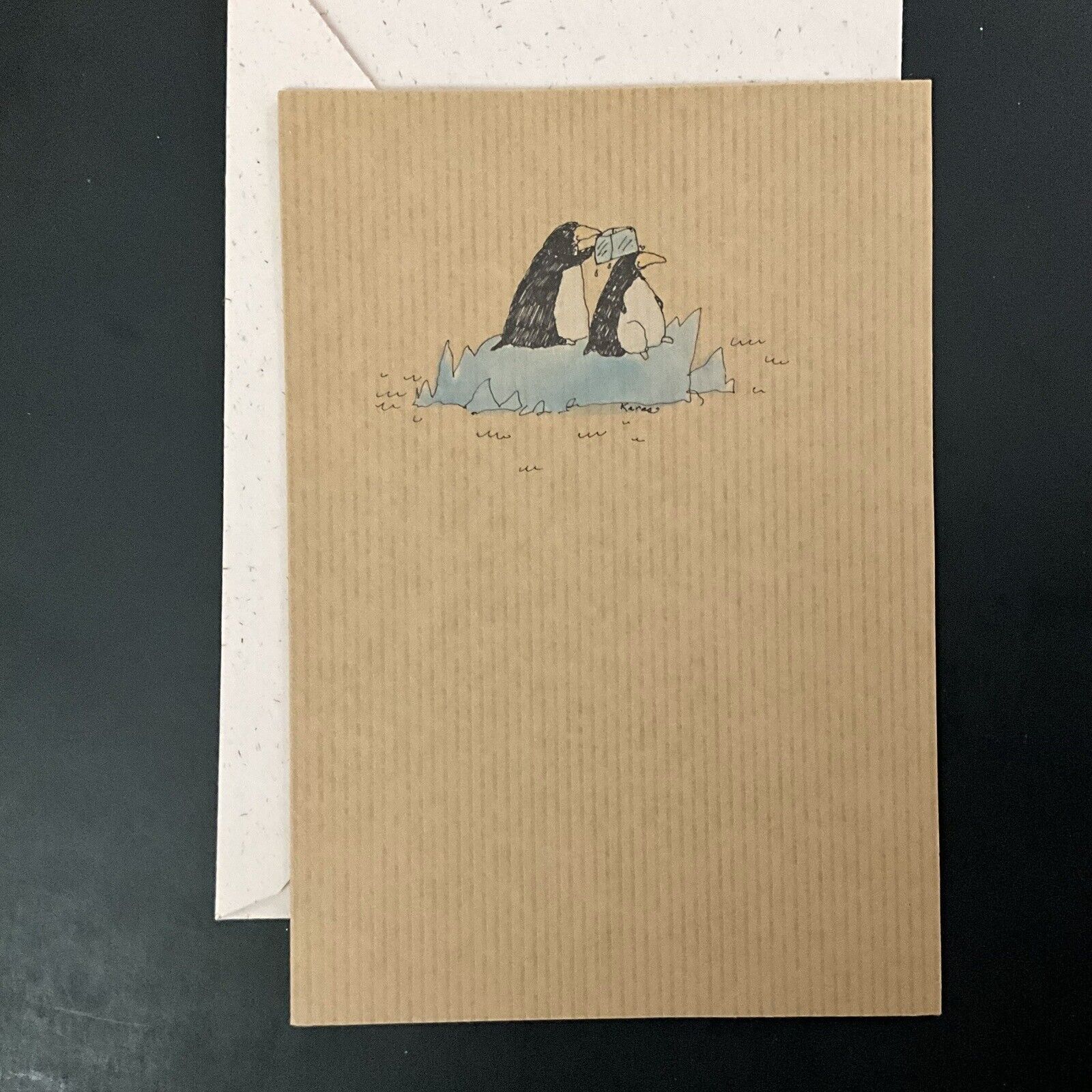 NEW Christmas Card Adorable Penguins “To The Sexiest Thing I Ever Laid Ice On”