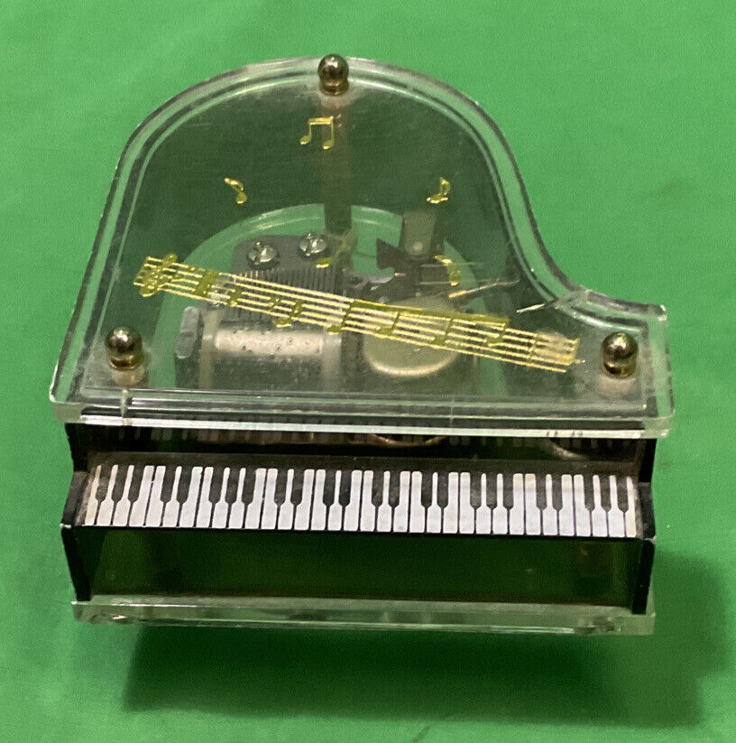 Vintage Sankyo Grand Piano Music Box Made In Hong Kong Model# JP1037152