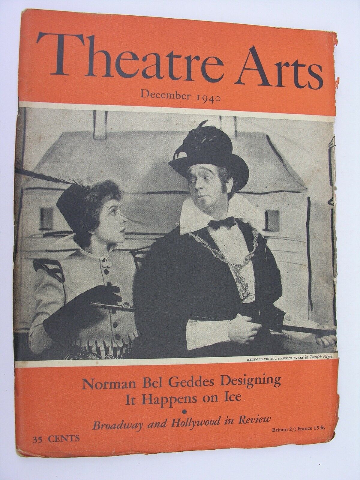 THEATRE ARTS MONTHLY Dec 1940 Disney Fantasia Norman Bel Geddes James A Herne