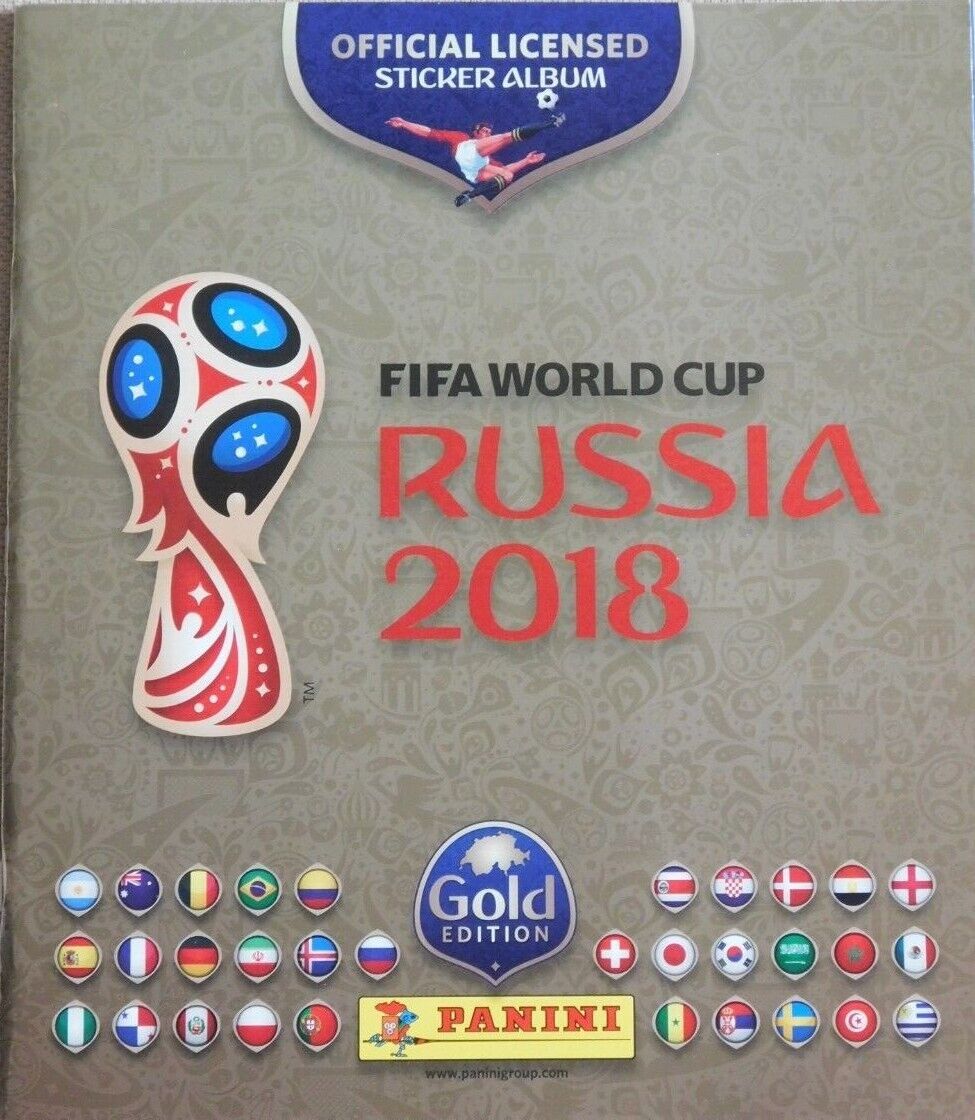 Panini FIFA World Cup 2018 Russia GOLD EDITION # 232 - 471 Part 2/3