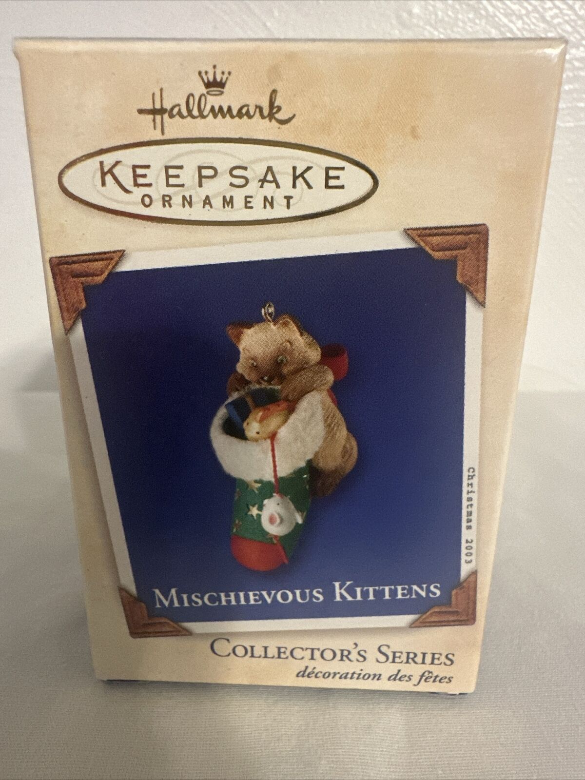 Hallmark Keepsake 2003 Mischievous Kittens Ornament 5th in Series