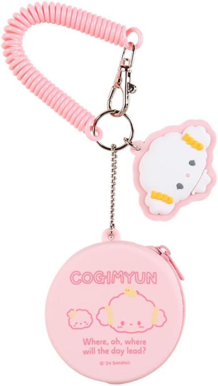 Sanrio Character Cogimyun Silicone Mini Case Charm Bag Charm Coin Case New Japan