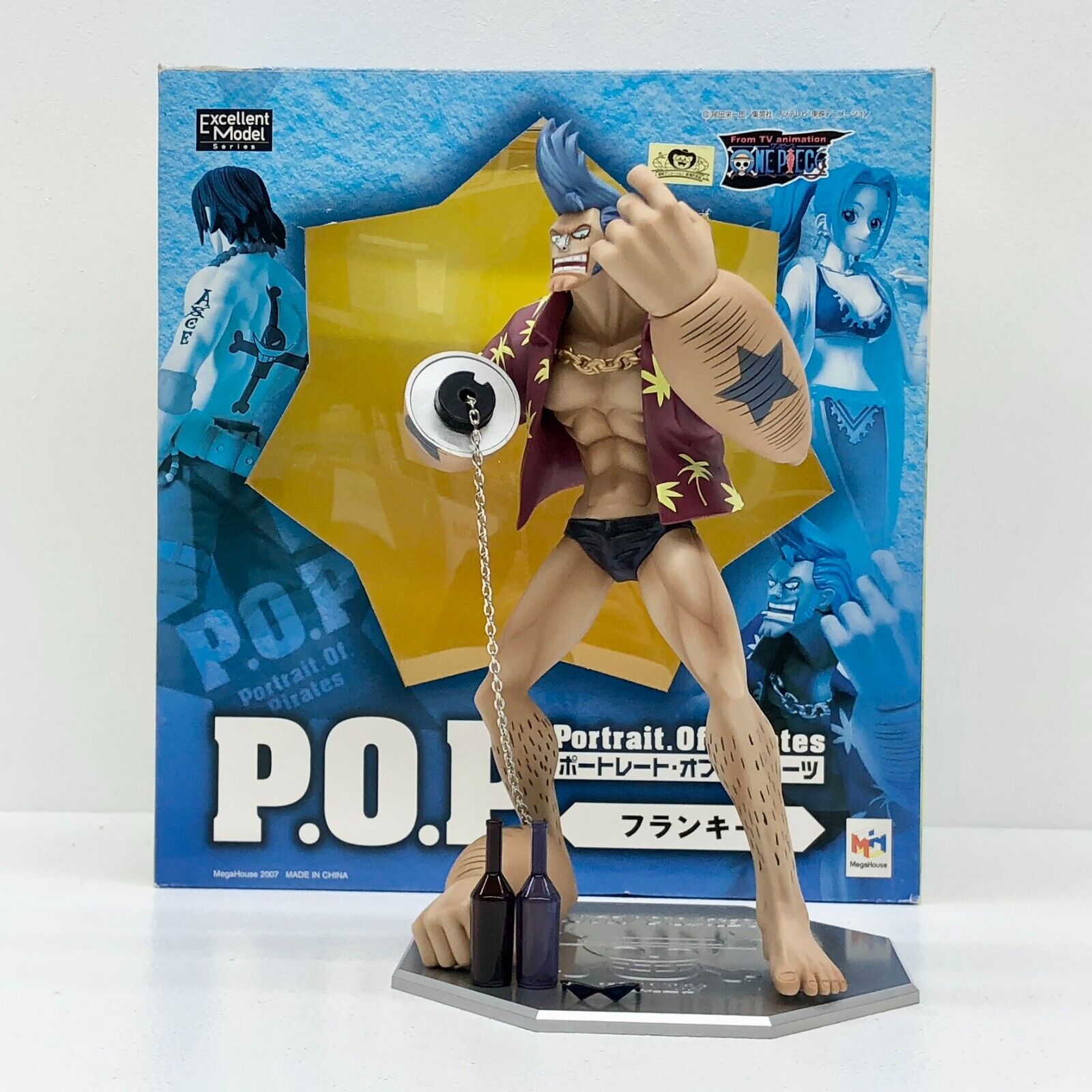 One Piece Frankie Figure Portrait.of.Pirates P.O.P JAPAN