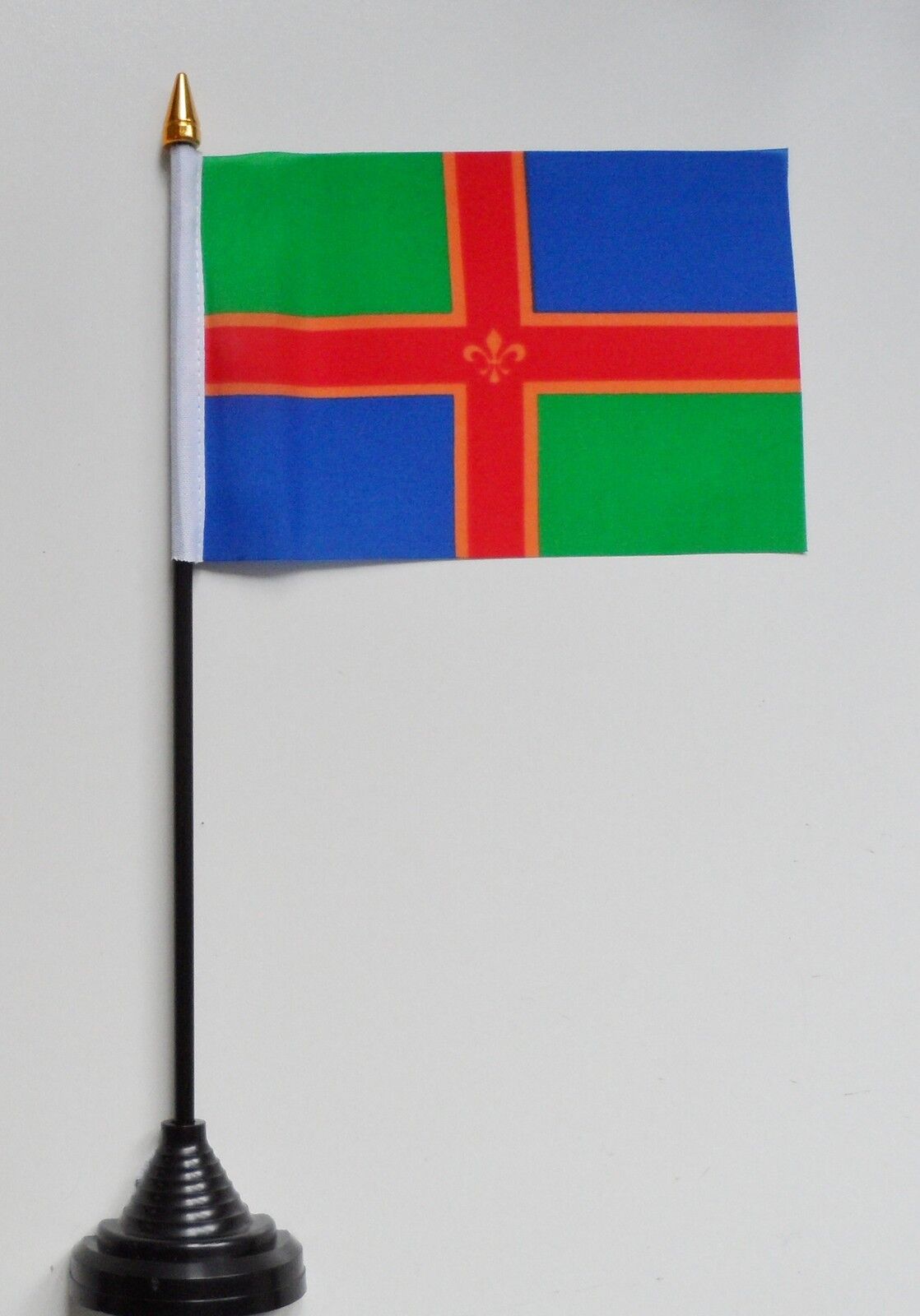 Lincolnshire County Polyester Table Desk Flag 