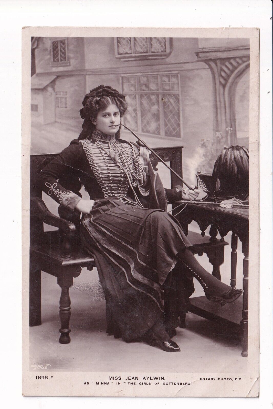 Theatre Actress The Girls from Gottenberg Jean Aylwin c.1907 RPPC