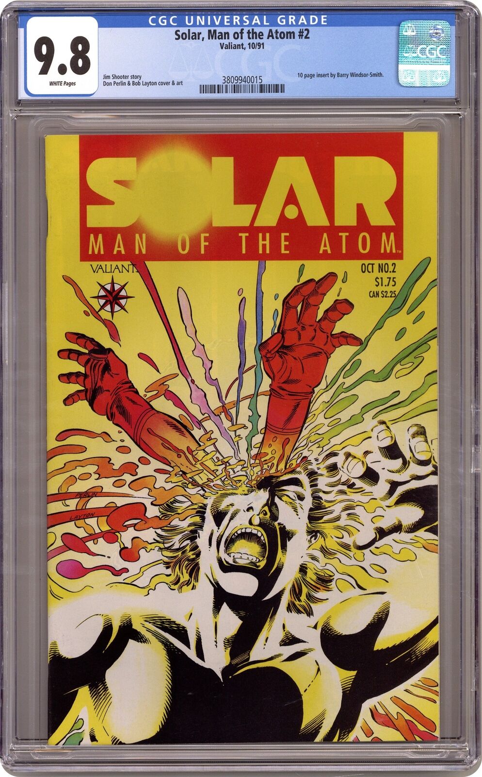 Solar Man of the Atom #2 CGC 9.8 1991 3809940015