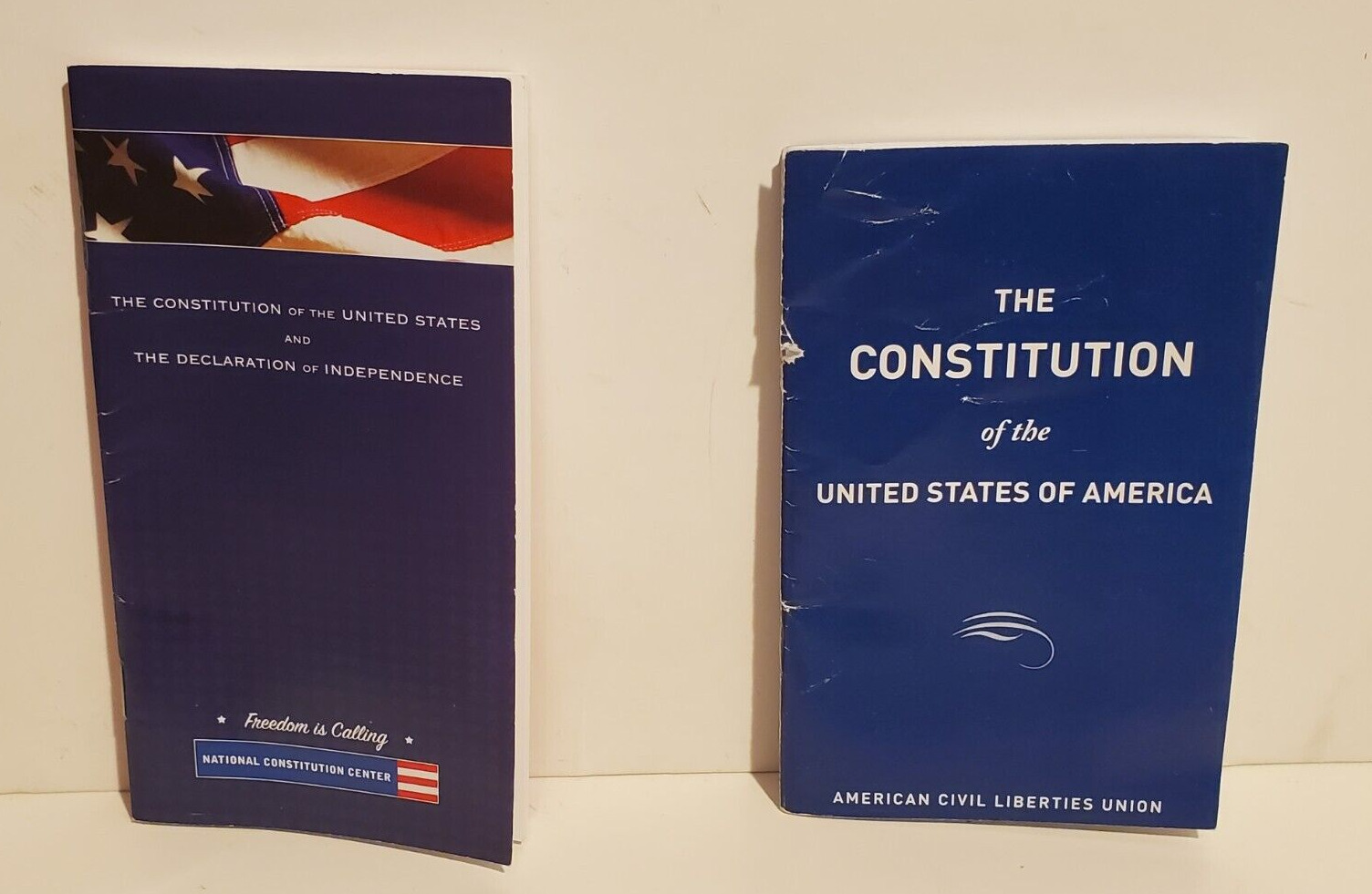 ALCU AMERICAN CIVIL LIBERTIES UNION NATIONAL CONSTITUTION CENTER POCKET BOOKLETS
