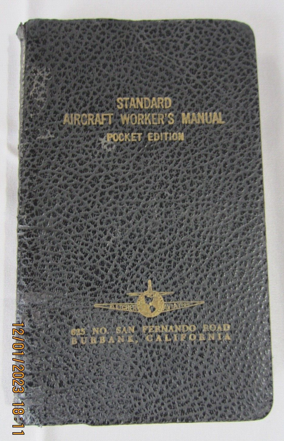 Vintage 1941 WWII Standard Aircraft Workers Manual Pocket Edition 6th Ed.