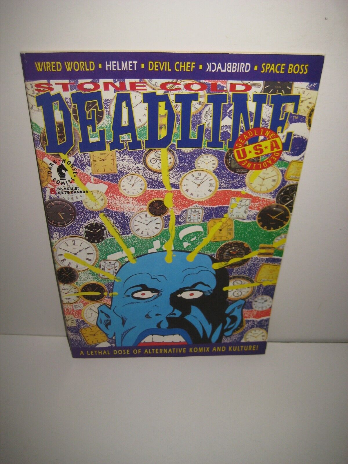 Deadline USA (2nd Series) #8 Dark Horse | Helmet - 1992 Hewlett