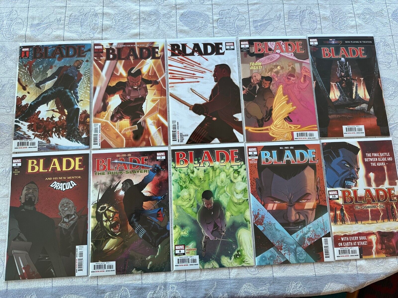 Blade 1-10 Complete Run Marvel Comics Bryan Hill (2023-2024)