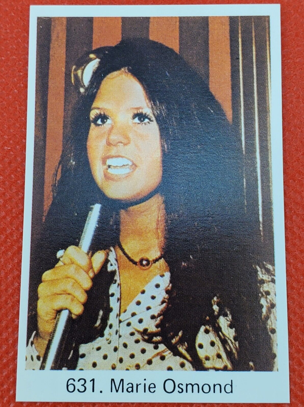 Marie Osmond 1978 #631 Card Swedish Samlarsaker Fresh from the pack