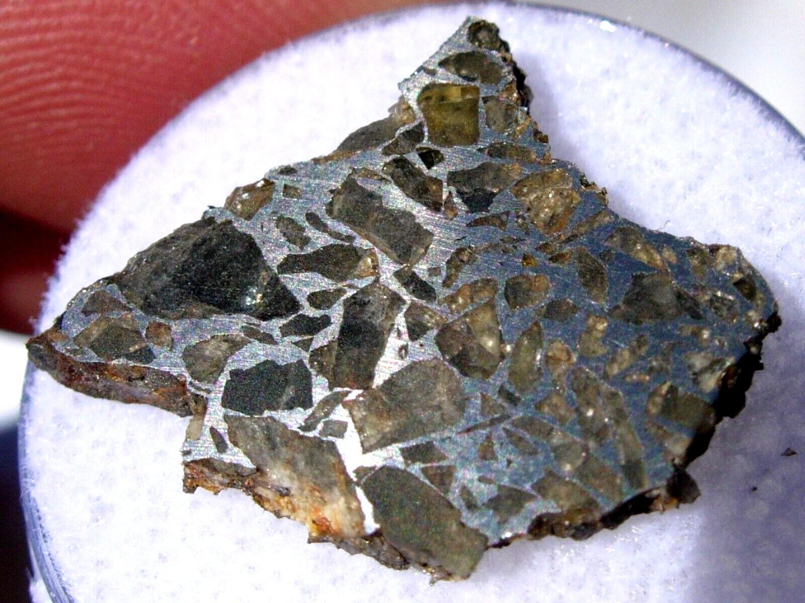1.73 grams Shirokovsky (tricked the classifiers) FAKE Meteorite from Russia 1956