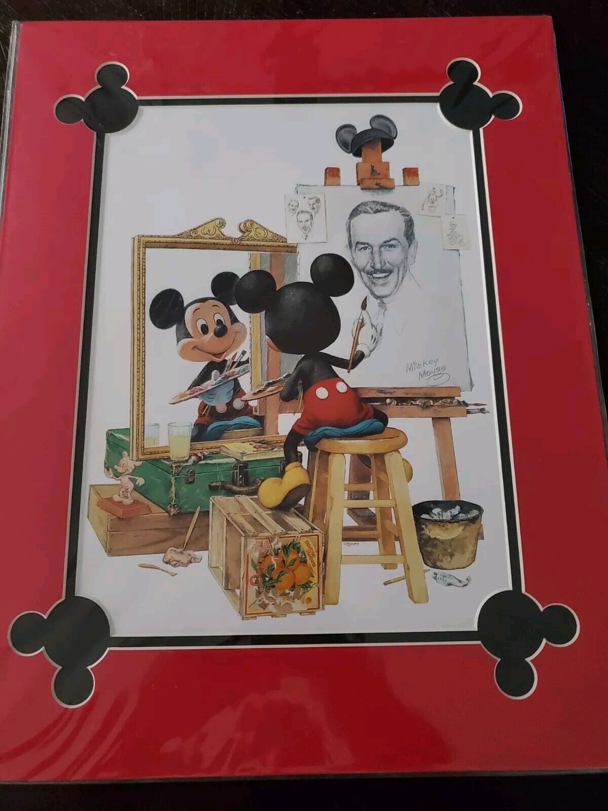 Walt Disney - Mickey Mouse Self Portrait 24\
