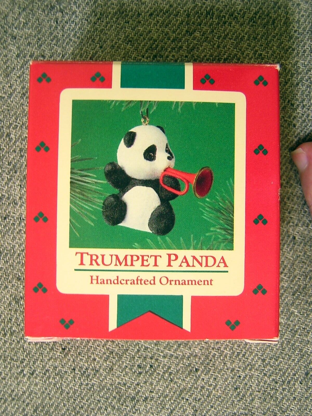 Very Nice 1985 Hallmark “Trumpet Panda” Ornament