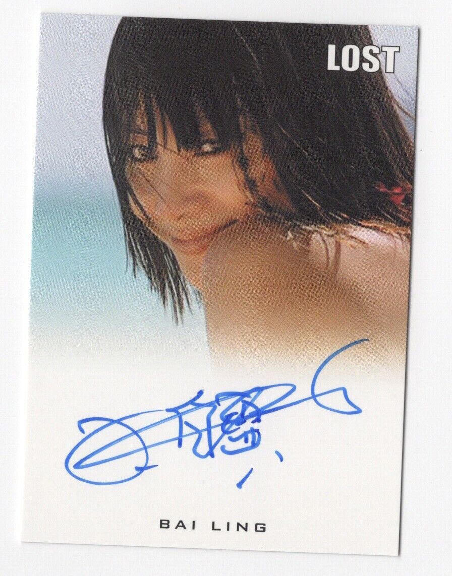 Bai Ling as Achara LOST 2010 Archives Autograph Card Auto