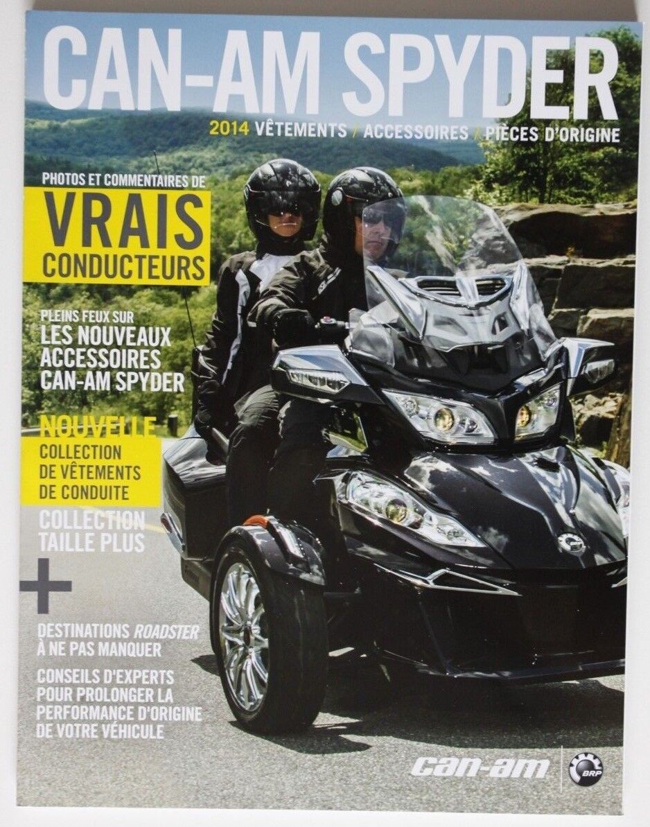 2014 CAN-AM SPYDER Accessories Dealer Brochure - French - Canada - HS4005000918