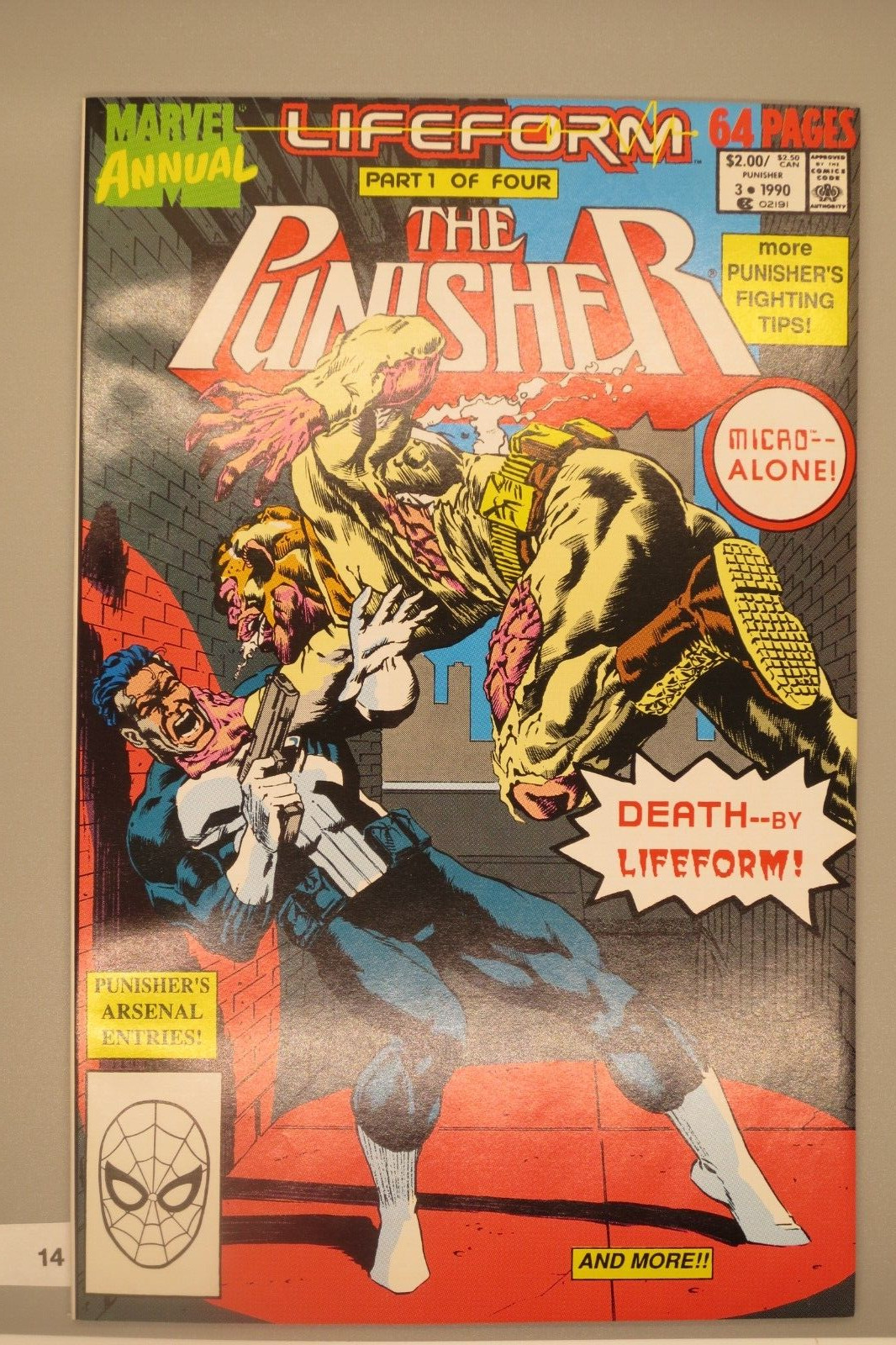 Punisher  Annual #3  1990  NM- High Grade Marvel