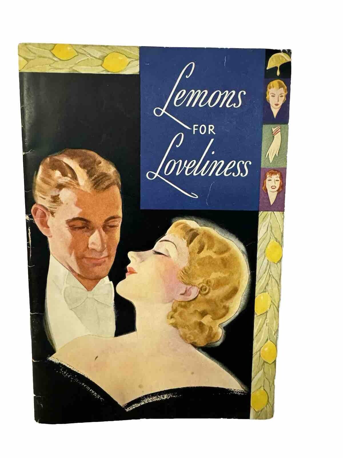 Vintage 1936 Lemons For Loveliness Woman’s Health Booklet