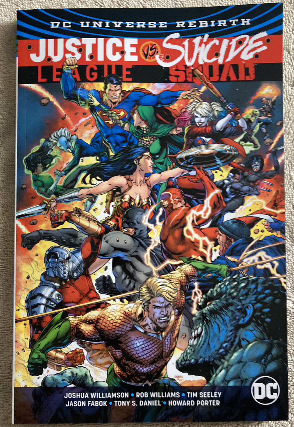 Justice League VS Suicide Squad JLA Rebirth (BRAND NEW 2017 DC Paperback)