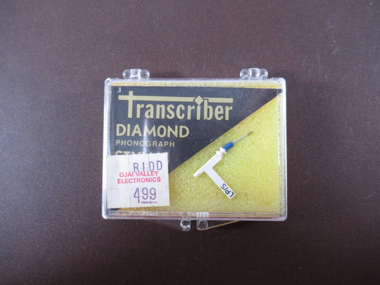 Transcriber No. 168 Replacement Diamond Needle for RCA 131780, New (JB)