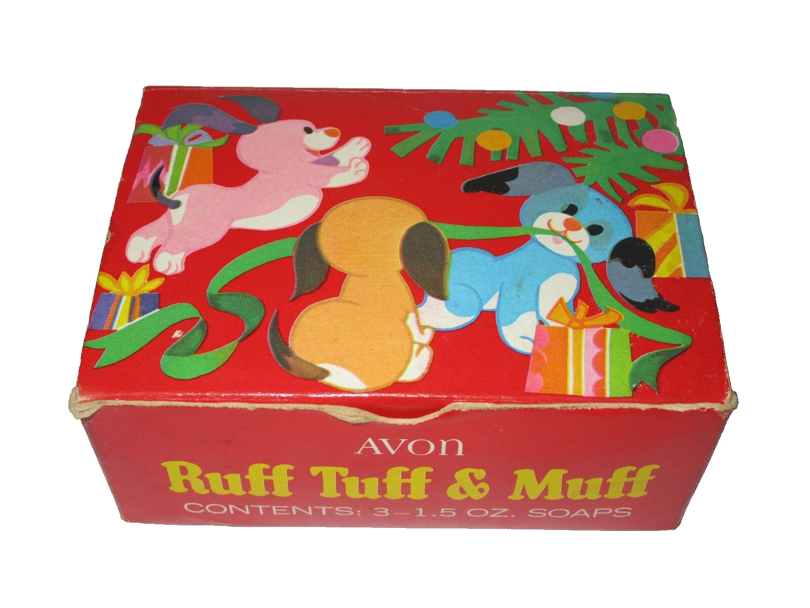 Avon 1968 Ruff Tuff & Muff Soaps