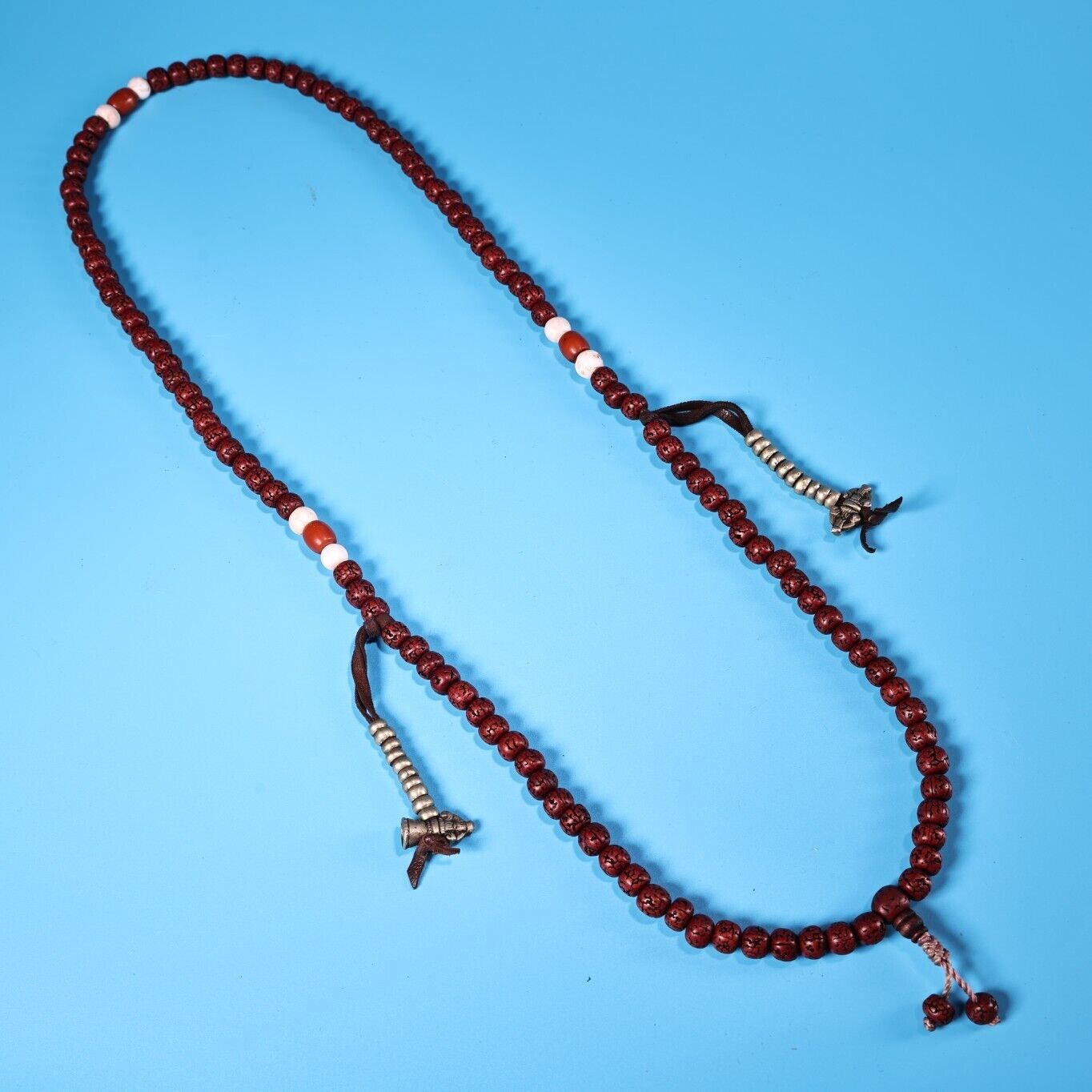 11.8InchTibetanTibetan Buddhist Old Vajra Bodhi 108 Pieces Buddha Beads Necklace