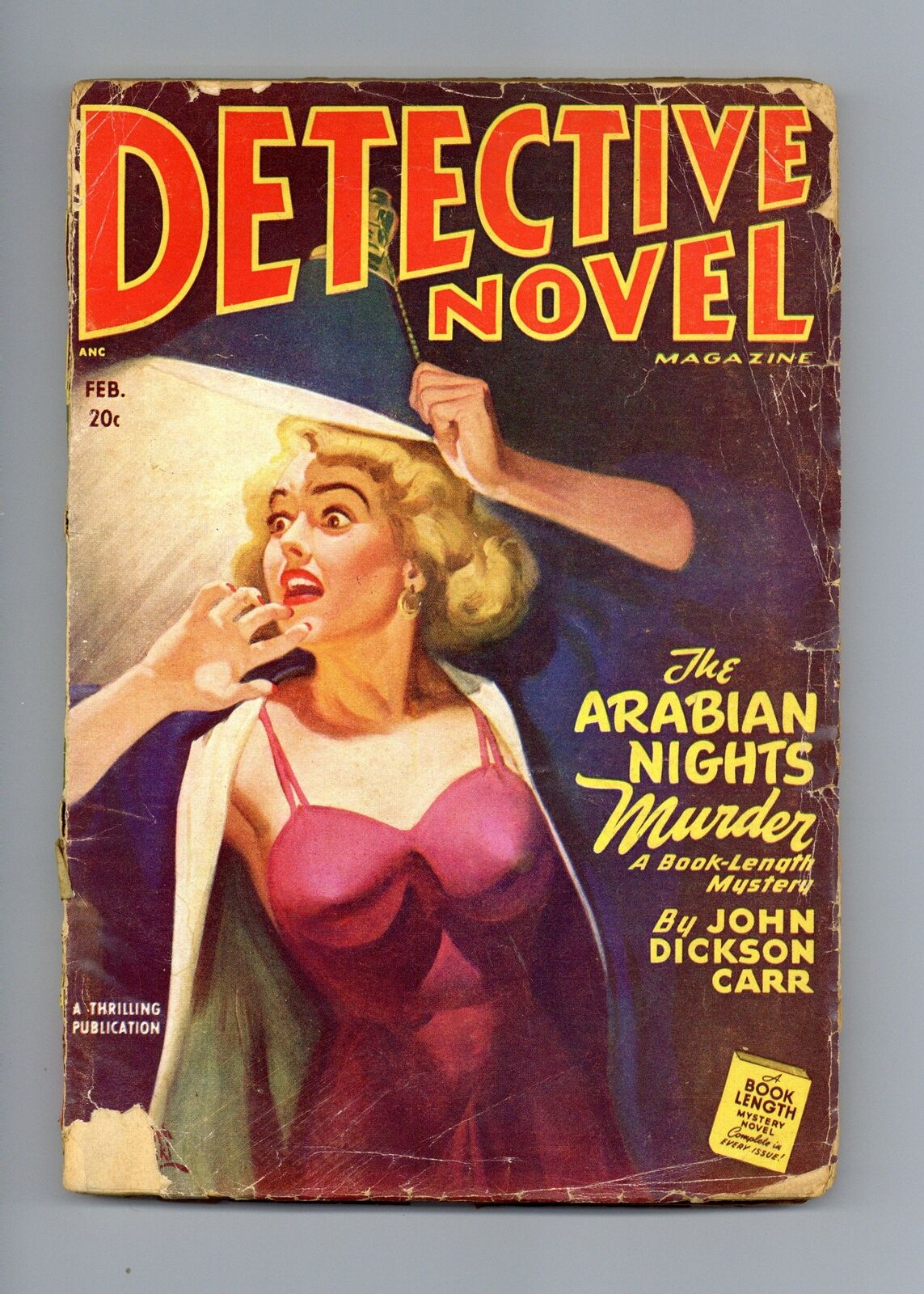 Detective Novels Magazine Pulp Feb 1949 Vol. 22 #2 GD