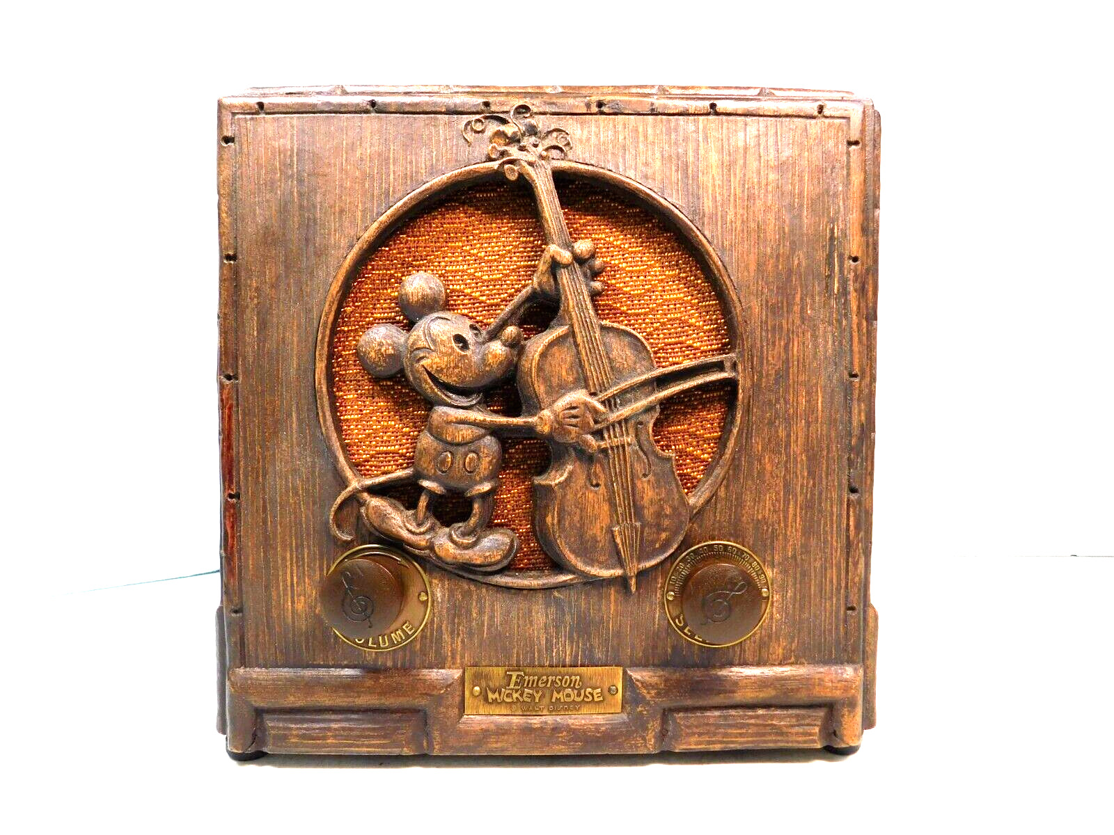 VINTAGE 30s NEAR MINT WORKING EMERSON WALT DISNEY MICKEY MOUSE OLD ANTIQUE RADIO