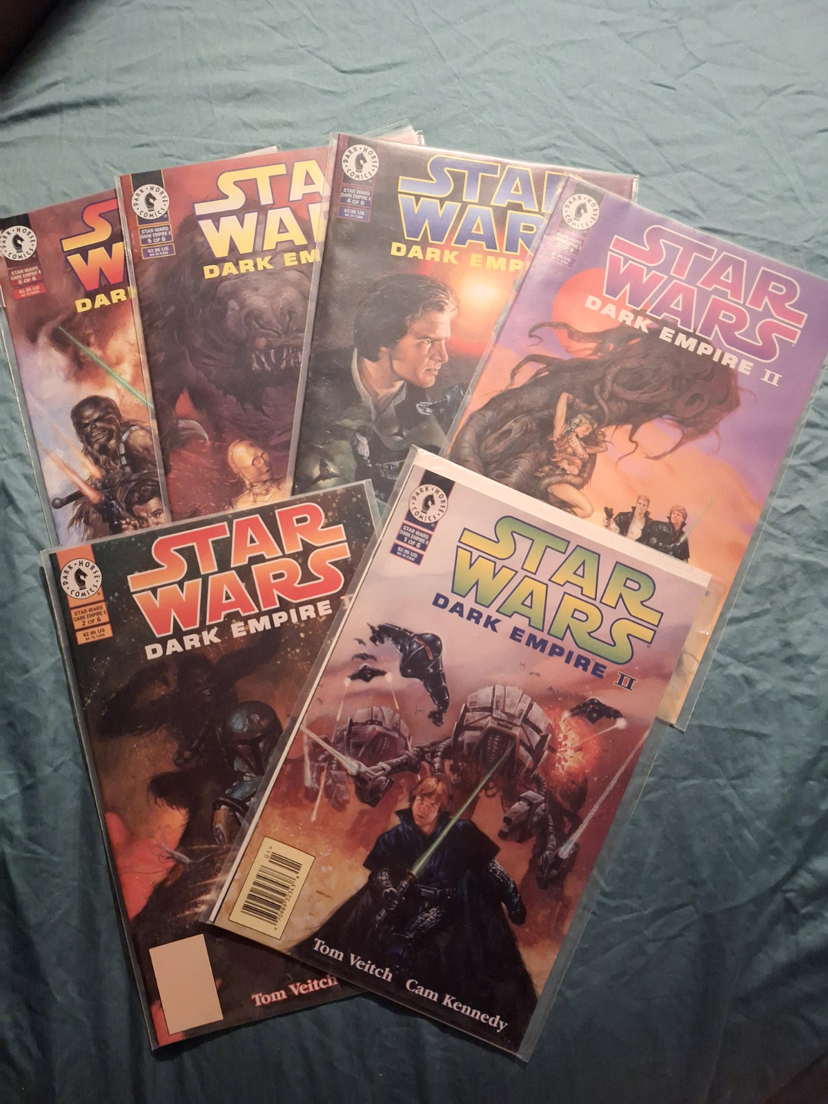 Star Wars Dark Empire 2 #1 - 6 Complete Set, Dark Horse Comics VF - NM Condition