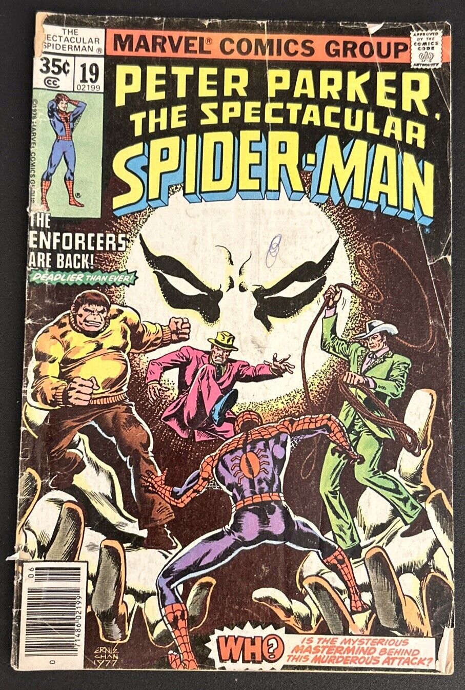 Spectacular Spiderman #19; Lightmaster & Enforcers; Ads: Star Wars Wonder Bread