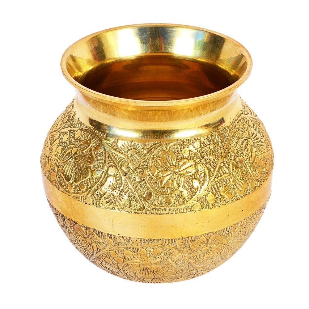 Pure Brass Lota | Kalash | Pooja Lota | Puja Lota 300 ml