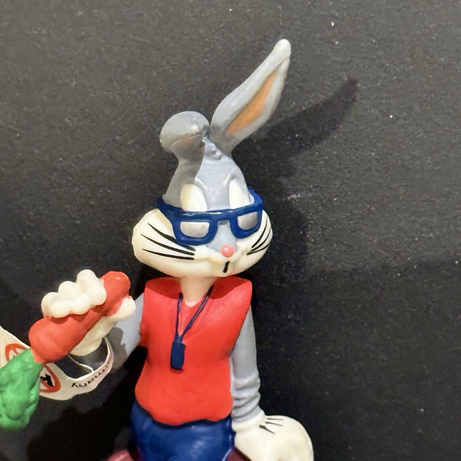 Rare Bugs Bunny Looney Tunes BULLYLAND GERMANY FIGURINE 1998 Uni Student